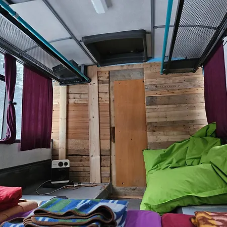 Campsite Bed In Bus